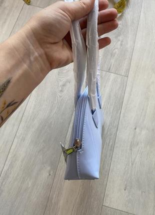 Сумка, сумка на плечо маленькая, сумка летняя лаковая багет., в багетном стиле9 фото