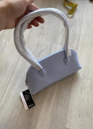 Сумка, сумка на плечо маленькая, сумка летняя лаковая багет., в багетном стиле8 фото