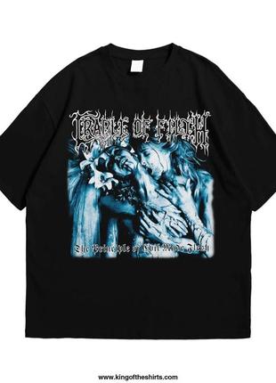 Футболка с принтом cradle of filth principle of evil made flesh xxl черный