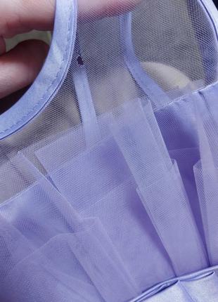 Уцінка! дитяча святкова сукня 122 см лаванда фіолетова2 фото