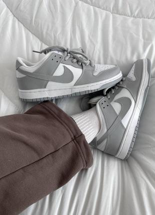 Nike sb dunk grey fog2 фото