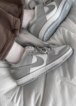 Nike sb dunk grey fog5 фото