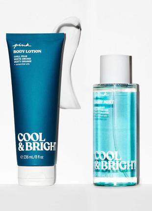 Набор для тела cool & bright от victoria's secret pink