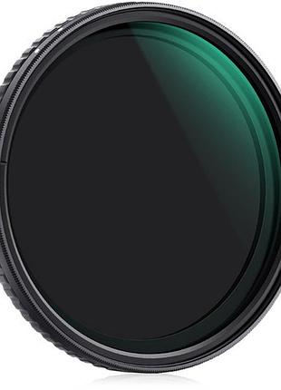 Светофильтр k&f concept 43 mm nano-x - nd8-nd128 - нейтрально-серый с переменной плотностью