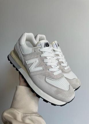 Женские кроссовки new balance 574 legacy grey beige