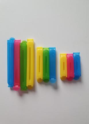 Клипсы зажимы зажимы ароматические для пищевых пакетов набор 10 шт. rubin