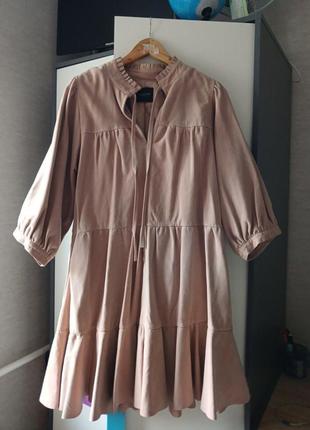 Замшеве плаття selected femme, cos, arket, zara