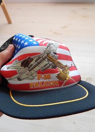 Кепка тракер vintage f 16 falcon usa trucker hat