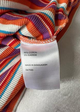 Яскрава футболка в полоску бавовна sportsgirl4 фото