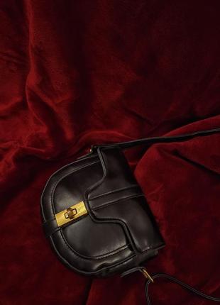Сумка жіноча через плече, чорна сумка, міні-сумка, сумка крос-боді4 фото