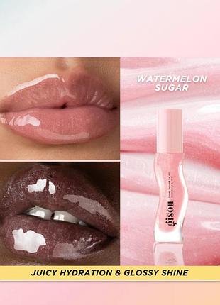 Масло для губ gisou honey infused lip oil - watermelon sugar