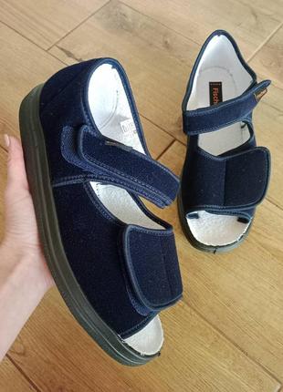 Сандалії чоловічі діабетичні на широку ногу fischer dr.orto befado3 фото