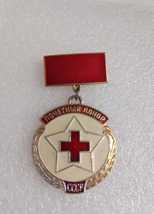 Знак — медаль почесний донор зісту.