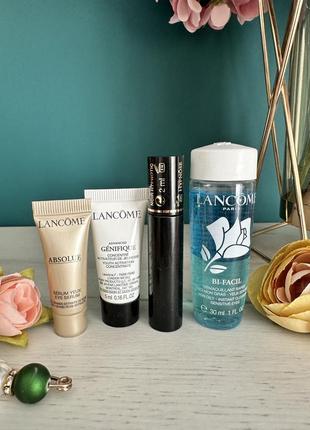 Lancome набір мініатюр догляду lancôme génifique lancome absolue hypnose ланком косметика2 фото