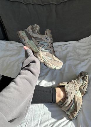 Кросівки new balance 9060 mushroom (жіночі та чоловічі розміри)