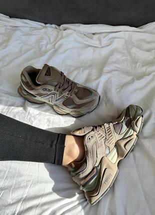 Кросівки new balance 9060 mushroom (жіночі та чоловічі розміри)