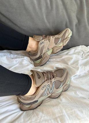 Кросівки new balance 9060 mushroom (жіночі та чоловічі розміри)