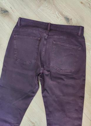 Джинсы мужские бордовые завуденные slim fit next denim basic jeans man, размер l4 фото