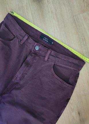 Джинсы мужские бордовые завуденные slim fit next denim basic jeans man, размер l5 фото