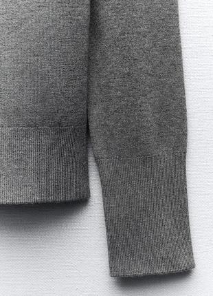 Новый стильный свитер - кардаган с пуговицами от zara6 фото