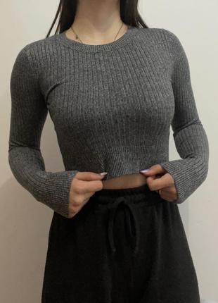 Топ-светер, с длинным рукавом