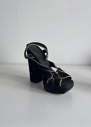 Стильные босоножки на каблуке topshop4 фото