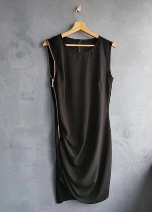 Шикарна чорна сукня на блискавці cristina gavioli