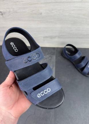 Мужские, кожаные сандалии в стиле ecco