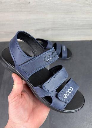 Мужские, кожаные сандалии в стиле ecco
