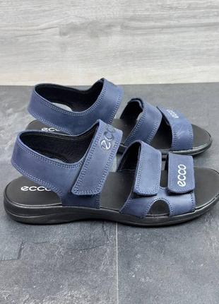 Мужские, кожаные сандалии в стиле ecco