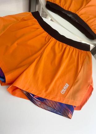 Женские двойные шорты colmar оригинал шорты велосипедки лосины
