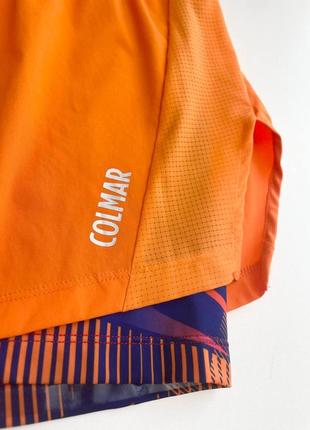 Женские двойные шорты colmar оригинал шорты велосипедки лосины
