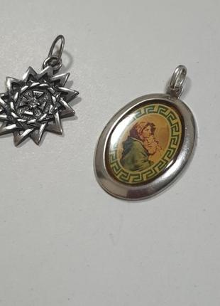 Срібні підвіски 925 проби.