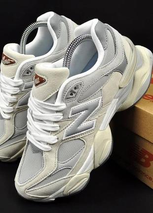 Кроссовки женские Damskie New Balance Fresh Foam More V4 beige & gray3 фото