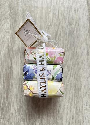 Baylis & harding набор люксовое твердое туалетное мыло для рук 3 шт.  подарочный подарок