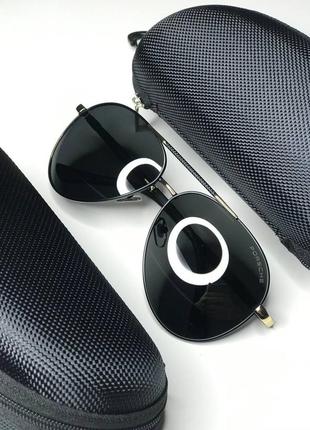 Солнцезащитные очки porsche р 8010 polarized. авиаторы