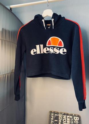 Укороченный свитшот с капюшоном ellesse