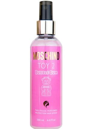 Двухфазный парфюмированный защитный спрей для волос moschino toy 2 bubble gum exclusive