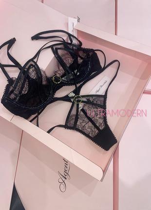 Комплект білизни agent provocateur нова колекція 70c (32c), 75d (34d) / трусики 2 (s)