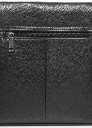 Черная мужская сумка через плечо из натуральной кожи tiding bag a25-3291a5 фото