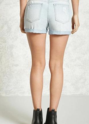 Forever 21. denim. нові джинсові шорти бойфренд у модному дизайні. на наш р-р 42.3 фото