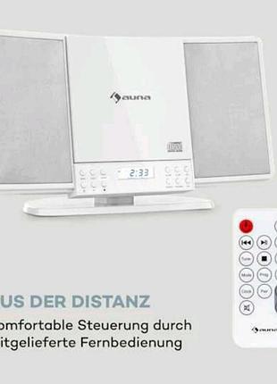 Ультракомпактная удобная стереосистема bluetooth fm dab+радиотюнер cd aux