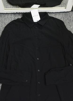 Новое черное платье - рубашка vila7 фото
