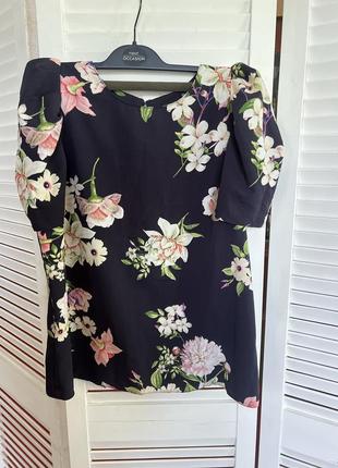 Блуза блузка з обʼємними рукавами dorothy perkins