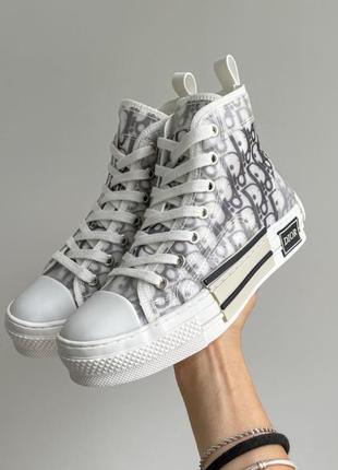 Кроссовки b23 high top logo oblique