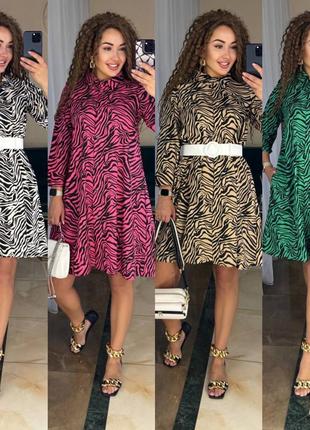 Жіноча сукня сорочка вільна коротка  42-46, 48-52