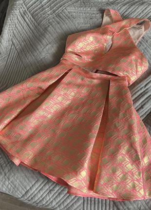 Сукня яскраво розова розмір s6 фото