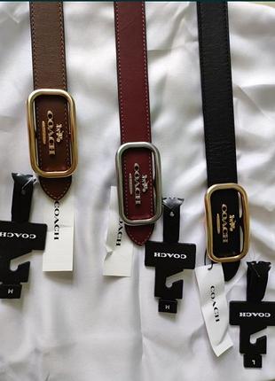 Ремень coach кожа оригинал