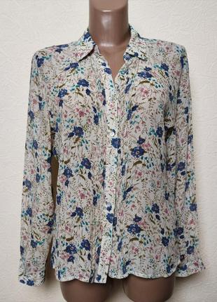 Рубашка цветочный принт polo ralph lauren /1603/