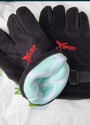 Перчатки на флисе